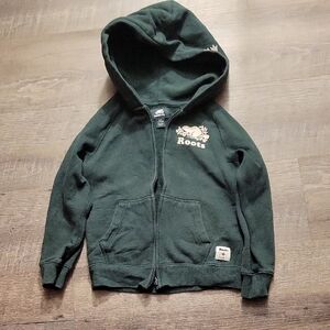 Roots Kids Green Hoodie